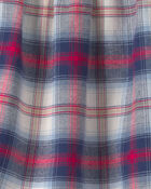 Girls Plaid Twill Skirt, image 2 of 3 slides