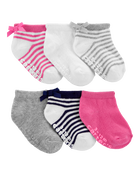Toddler 6-Pack Ankle Socks, image 1 of 2 slides