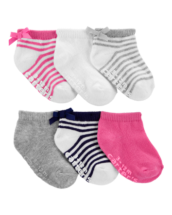 Toddler 6-Pack Ankle Socks, 