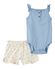 Blue/Ivory