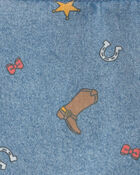Baby Girl Pixar&copy; Toy Story Chambray Skort - Medium Wash, image 4 of 5 slides