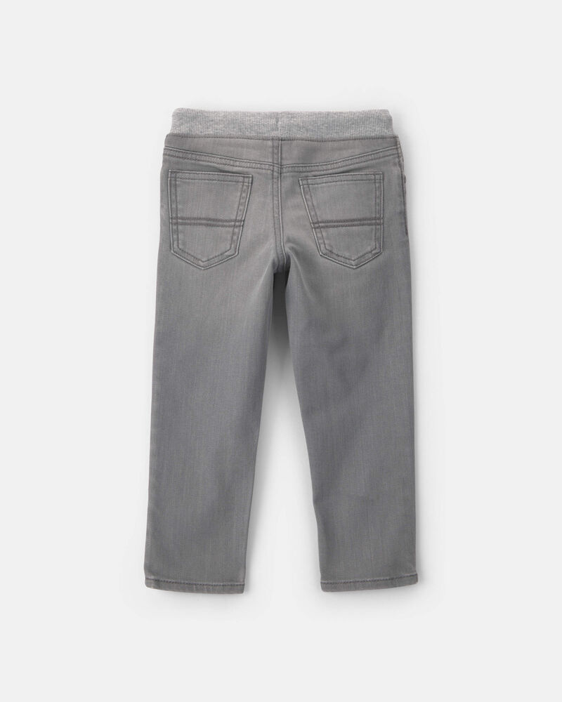 Toddler Boy Denim Relaxed Jeans - Grey, image 2 of 4 slides