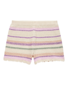 Girls Striped Sweater Knit Shorts, image 2 of 5 slides