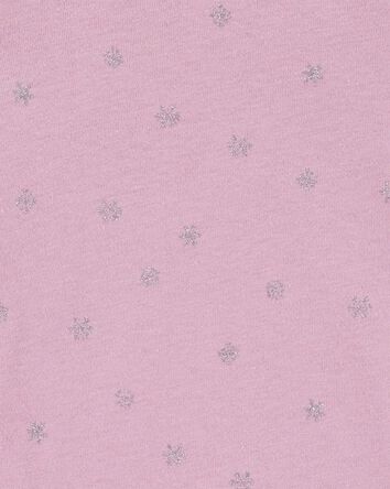 Baby Glitter Snowflake Long-Sleeve Bodysuit, 