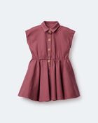 Toddler Girl Avenue Twirl&trade; Dress - Burgundy, image 2 of 8 slides