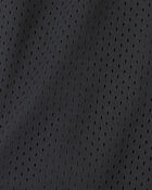 Boys Striped Mesh Active Shorts - Black, image 4 of 5 slides