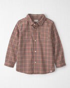 Gar&ccedil;ons - Chemise boutonn&eacute;e en flanelle de coton biologique, image 1 sur 3 diapositives