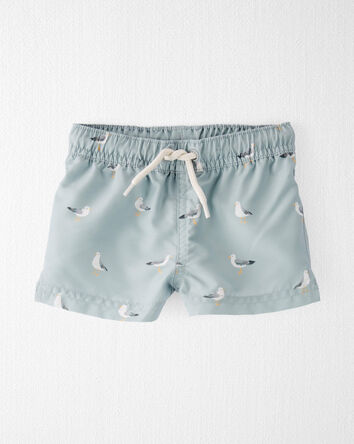 Bébé Short maillot de bain à mouette en matériaux recyclés, 