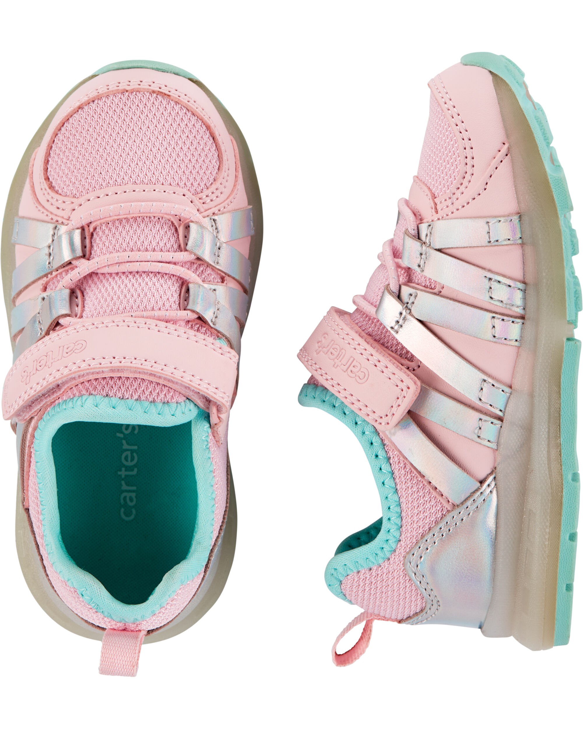 carter's rainbow light up sandals