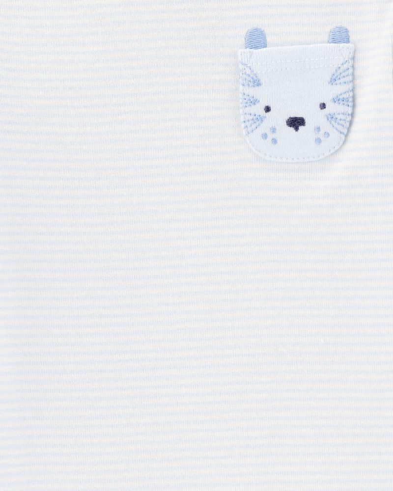 Baby 4-Pack Animal Pocket Bodysuits , image 2 of 6 slides