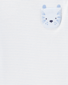 Baby 4-Pack Animal Pocket Bodysuits , image 2 of 6 slides