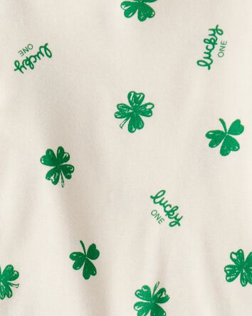 Toddler St. Patrick's Day 100% Cotton Snug Fit 2-Piece Pyjamas - Ivory, 