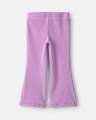 Toute-petite fille &ndash; Pantalon &agrave; enfiler en molleton &ndash; Mauve, image 2 sur 3 diapositives