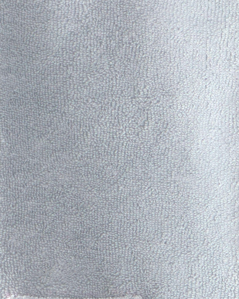 B&eacute;b&eacute; - Ensemble 3 pi&egrave;ces &agrave; superposer, haut &agrave; manches courtes en tissu &eacute;ponge &agrave; motif ourson - Bleu, image 6 sur 8 diapositives