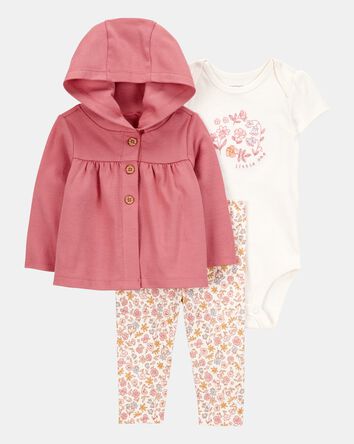 B&eacute;b&eacute; Ensemble 3 pi&egrave;ces cardigan Little, 