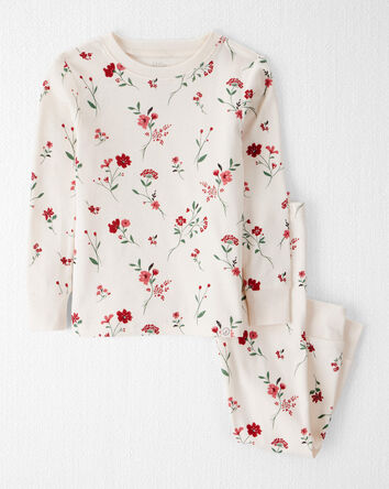 Toddler Girl 2-Piece Organic Cotton Pyjamas in Rosethorn Hollow, 