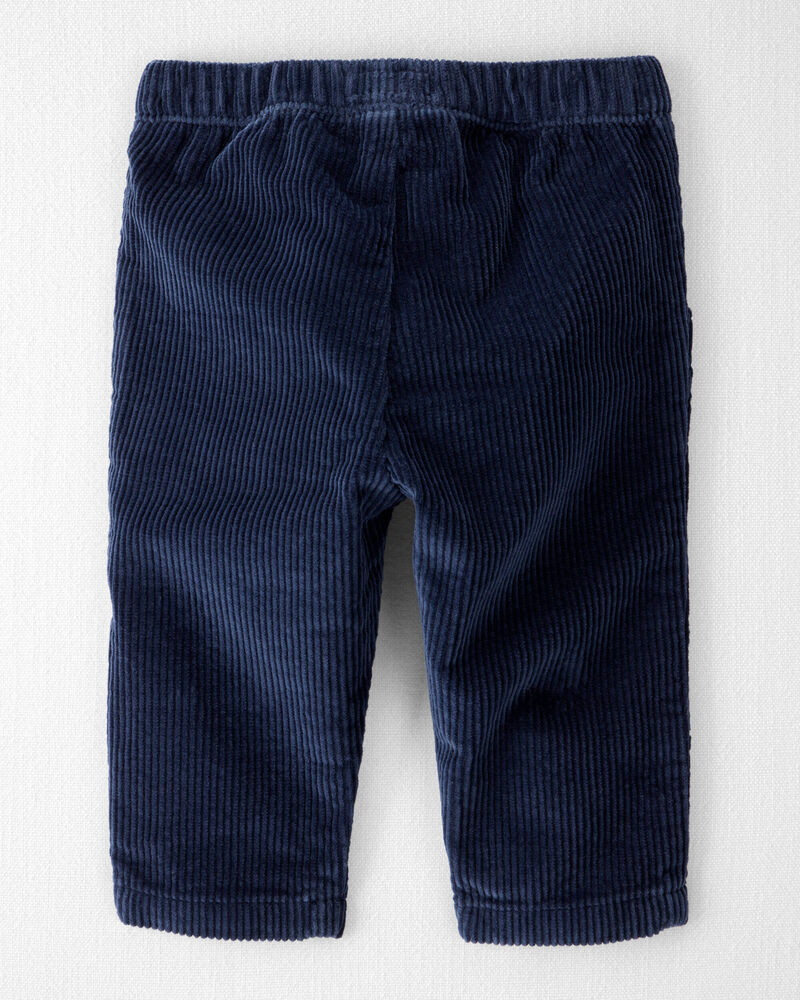 Baby Organic Cotton Corduroy Drawstring Pants, image 2 of 5 slides