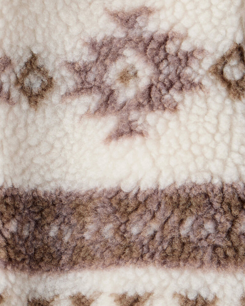 Baby Recycled Aztec Sherpa Jacket, image 3 of 4 slides