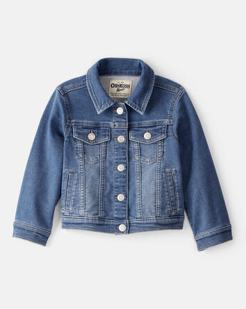Tout-petit fille - Blouson en denim - D&eacute;lav&eacute; moyen, 