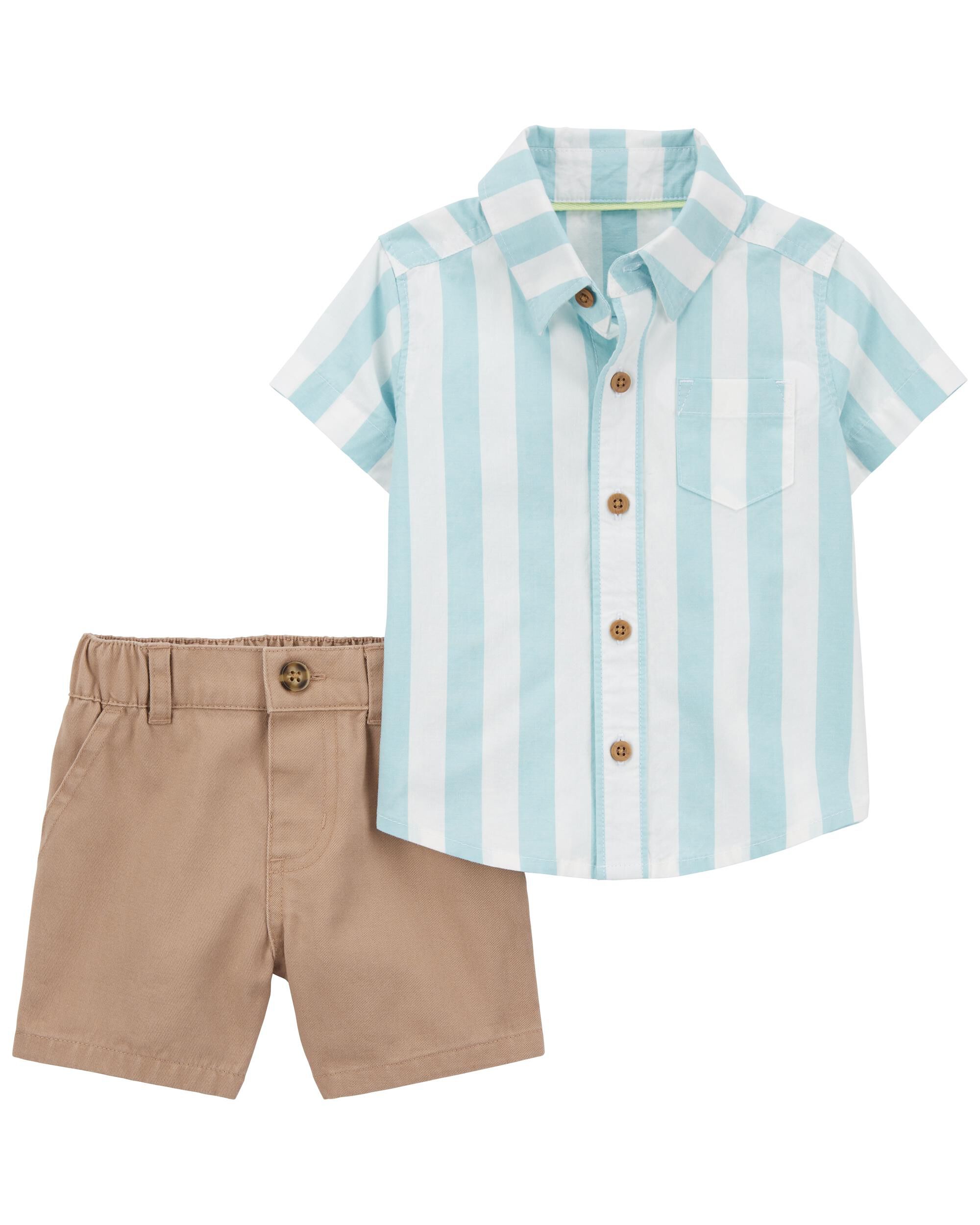 Baby boy short sleeve dress shirt clearance