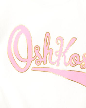 Kid OshKosh Logo Tie-Sleeve Tee, 
