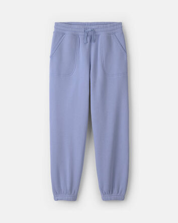Girls Fleece Joggers - Blue, 