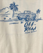 Boys 'Off-Road' Car Graphic Tee - Cream, image 3 of 5 slides