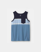 Boys colourblock Pocket Tank Top - Navy, image 1 of 3 slides