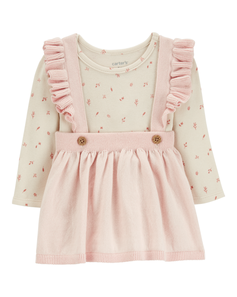 Baby 2-Piece Long-Sleeve Bodysuit & Jumper Set, image 1 of 5 slides