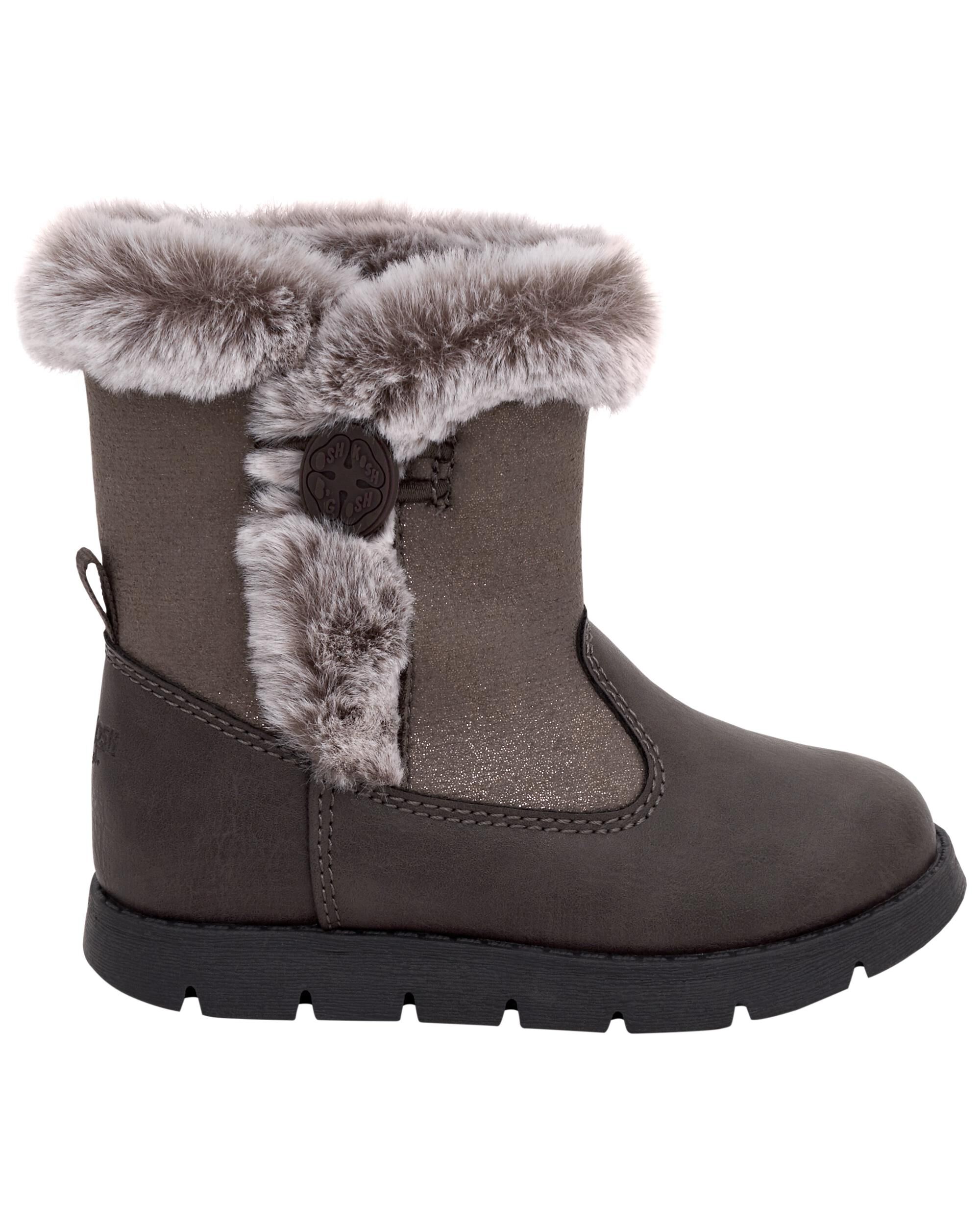 Fluffy boots cheap girls