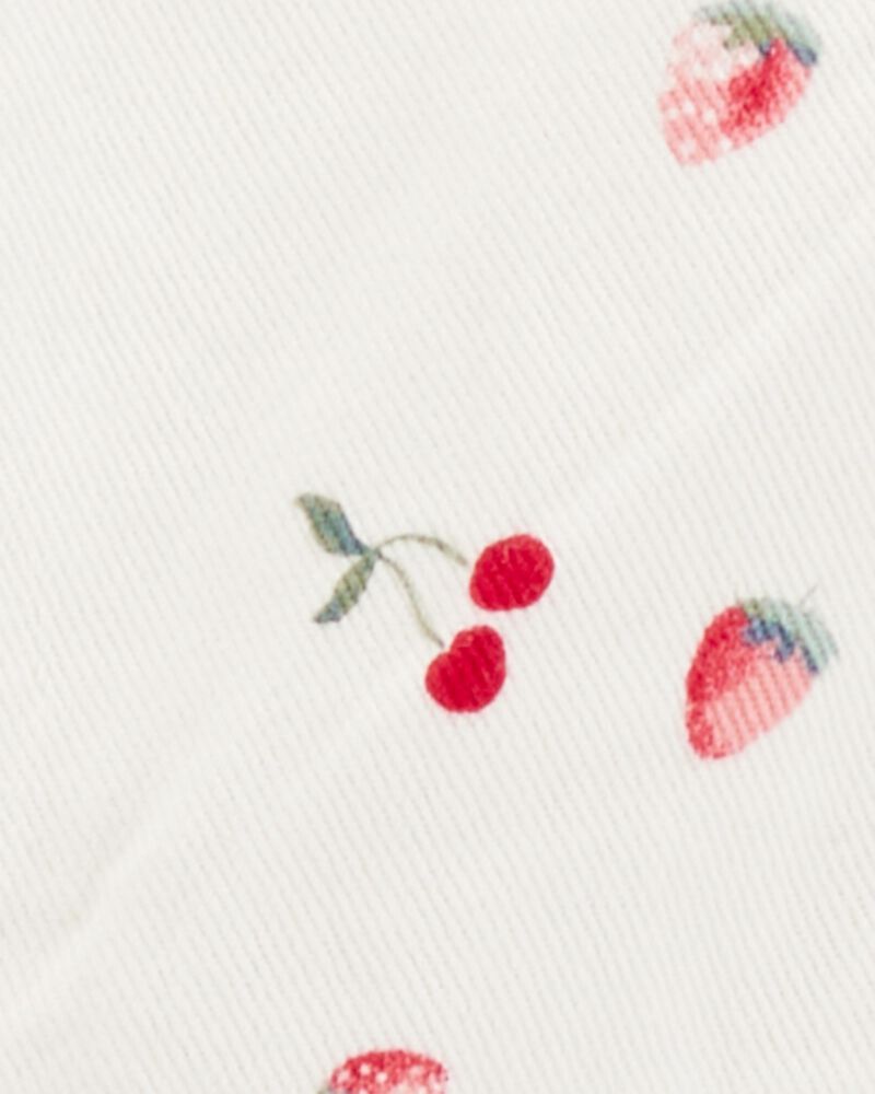 Toddler Girl Cherry-Print Knit Jumper Dress, image 3 of 4 slides