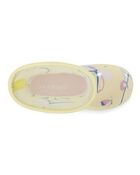 Toddler Butterfly Print Rain Boots, image 4 of 7 slides