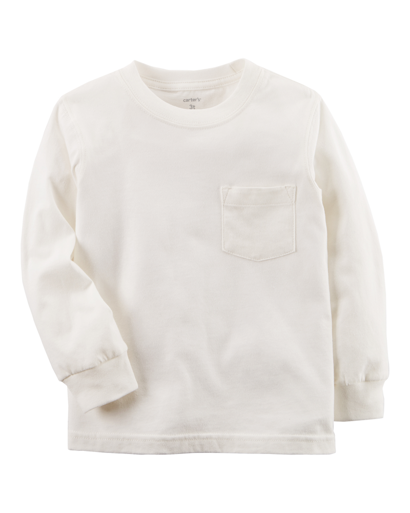 Kid Long-Sleeve Pocket Tee, image 1 of 2 slides