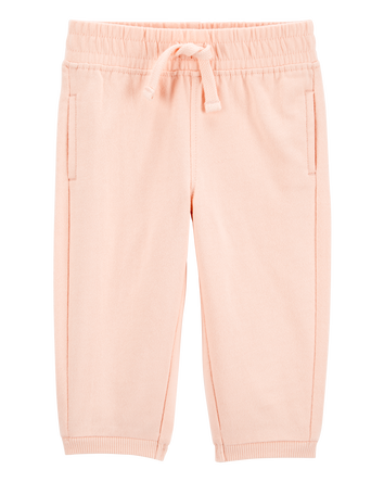 Bébé Pantalon de jogging à enfiler en jersey bouclette - Rose, 