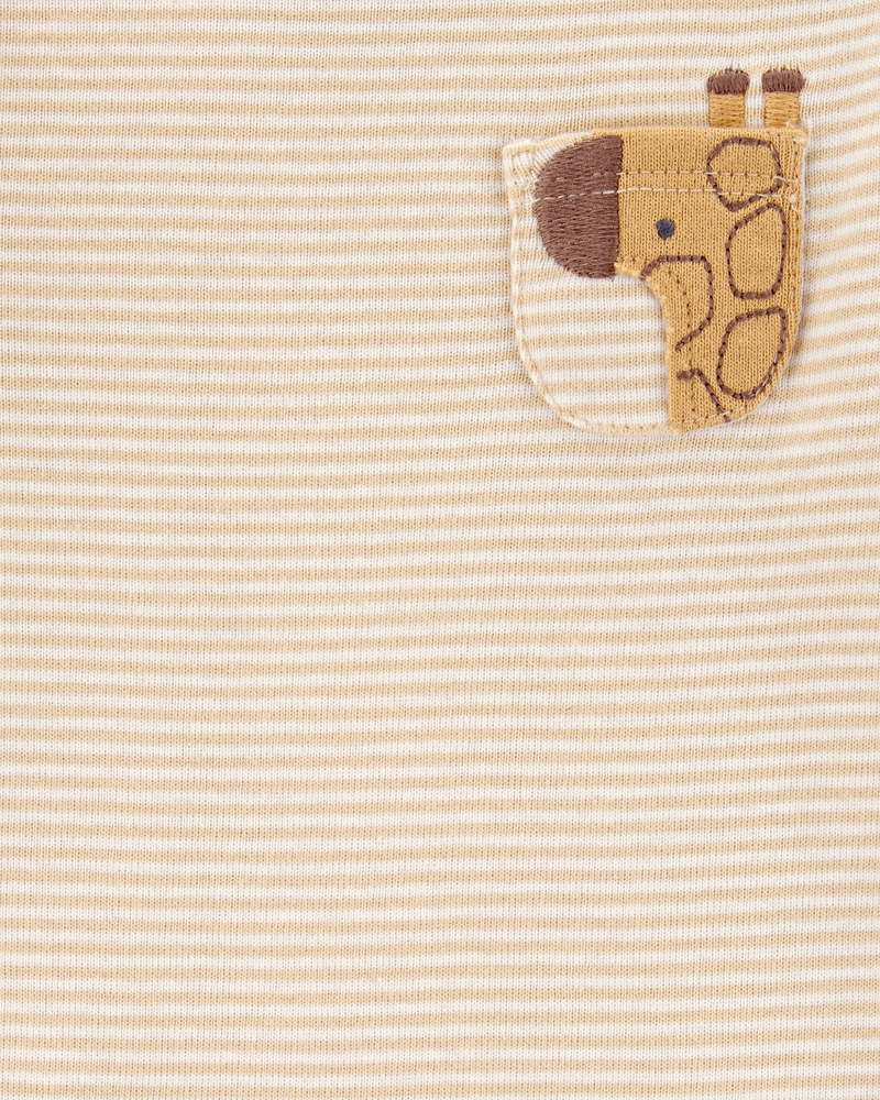 Baby 4-Pack Animal Pocket Bodysuits , image 3 of 6 slides