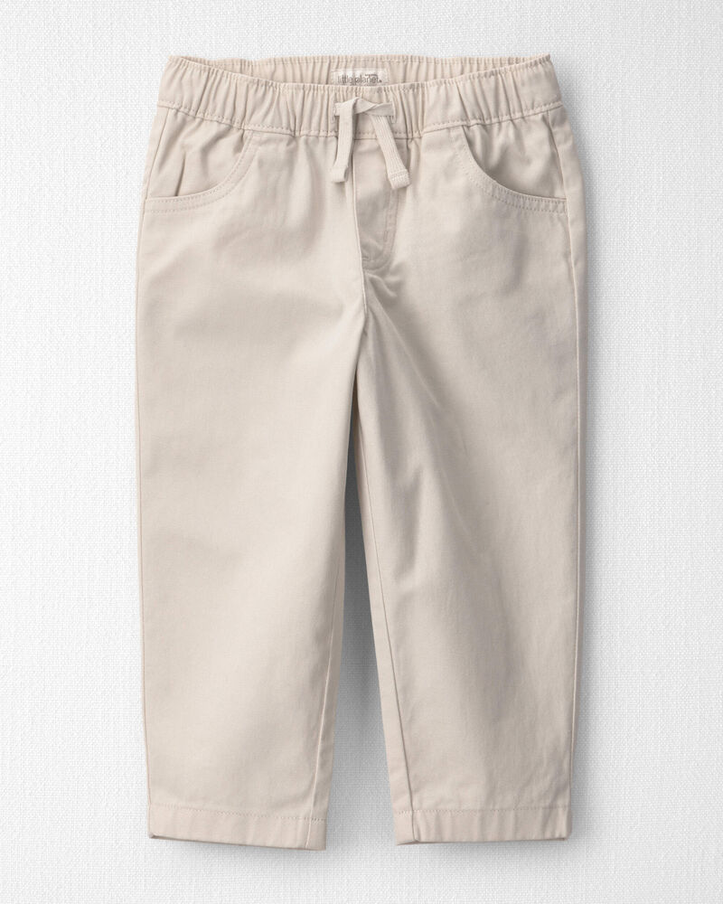 Tout-petit - Pantalon ample en serg&eacute; de coton biologique, image 1 sur 4 diapositives