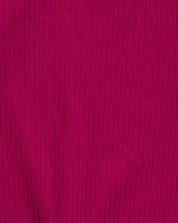Kid Ribbed Knot Long-Sleeve Top, 