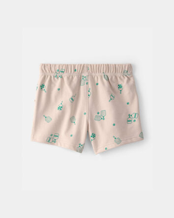 Tout-petit gar&ccedil;on - Shorts en molleton fran&ccedil;ais de pickleball - Brun, 