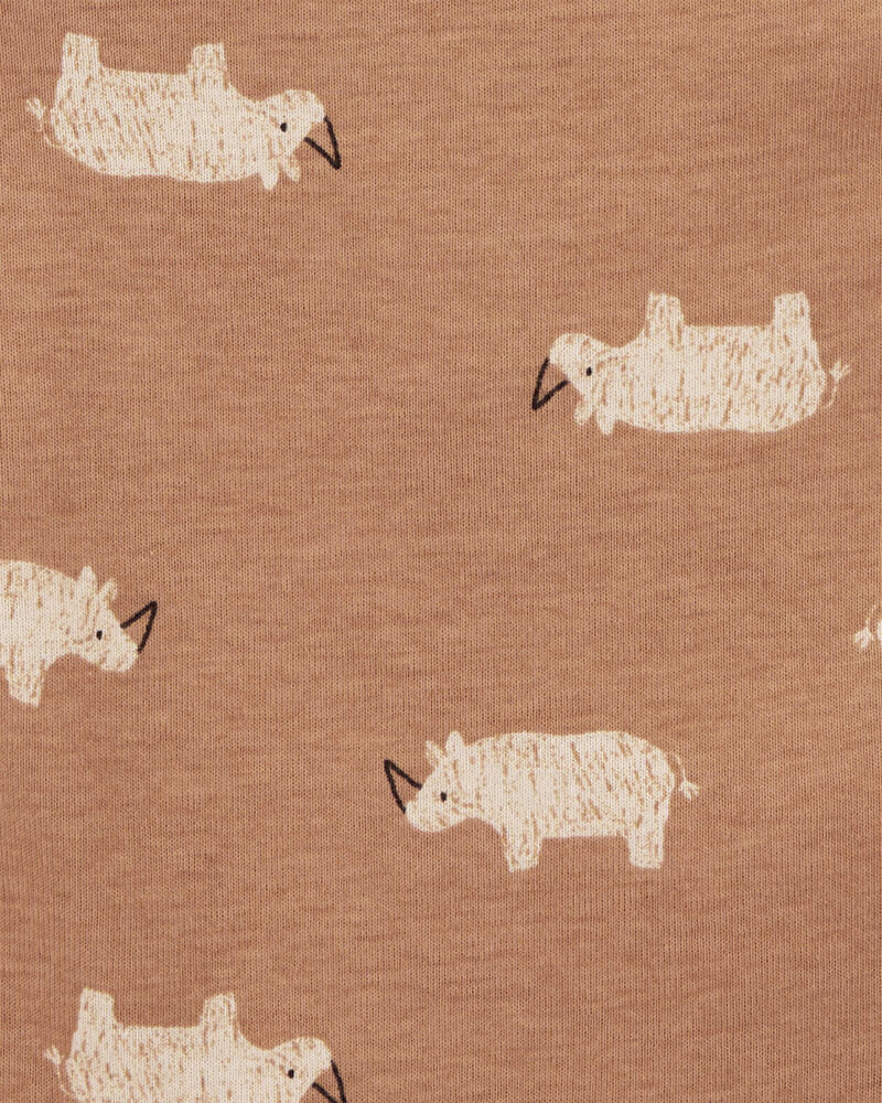 Bébé Emballage de 5 cache-couches sans manches à motifs d’animaux, image 2 sur 7 diapositives