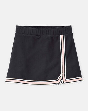 Filles - Jupe-short en tricot d’allure sportive - Noir, 