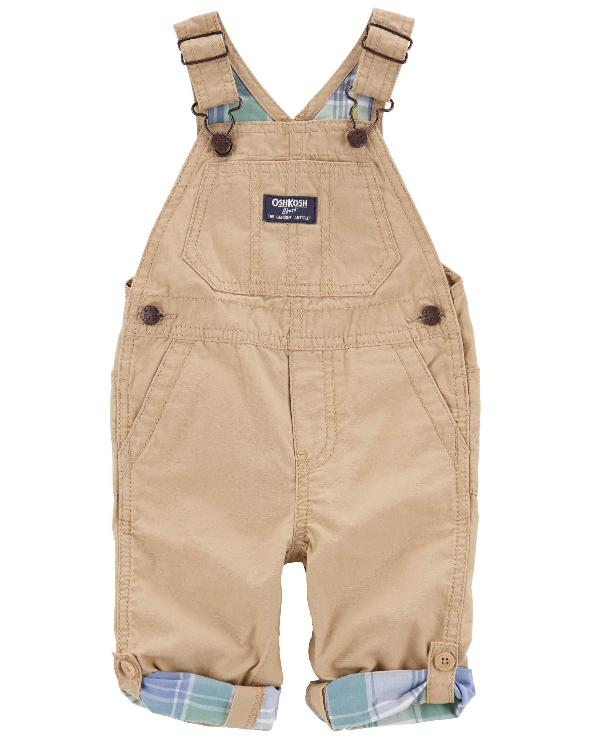 Tan Lightweight Canvas Overalls Carter s Oshkosh Canada