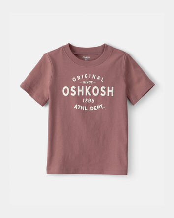 Tout-petit - T-shirt &agrave; manches courtes &agrave; imprim&eacute; logo OskKosh - Brun, 