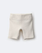 Tout-petit fille - Short de cycliste Brooklyn - Cr&egrave;me, image 2 sur 10 diapositives
