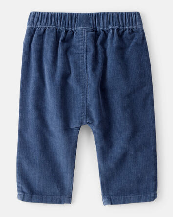 Baby Boy Corduroy Fashion Pants - Blue, 
