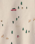 Baby Boy 2-Piece Reindeer Long-Sleeve Sweater Overall Set - Red/Cream, image 5 of 6 slides