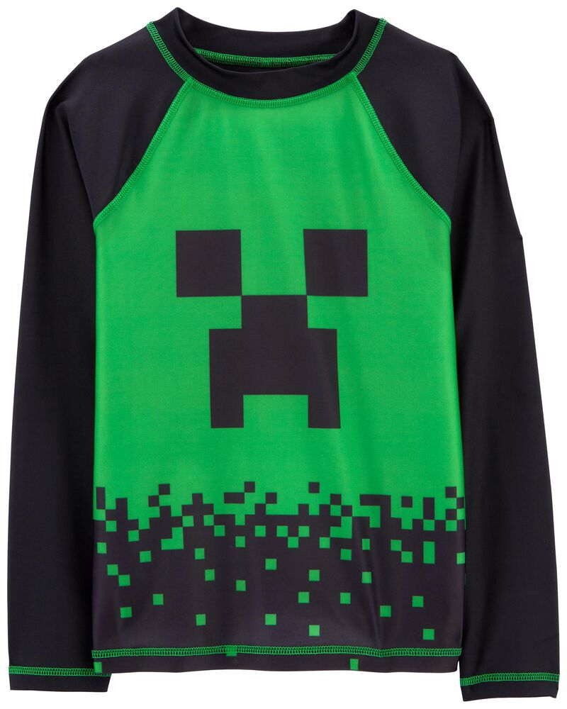 Minecraft&reg; Rashguard, image 1 of 2 slides