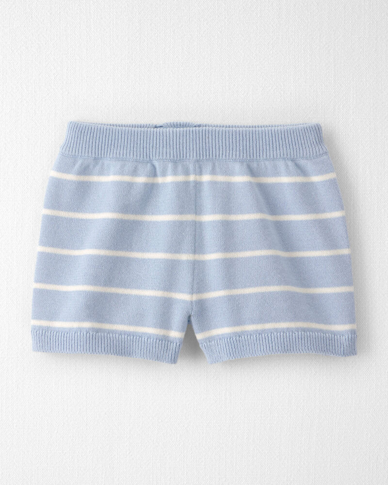 Baby Boy 2-Piece Organic Cotton Striped Shorts Set, image 2 of 5 slides
