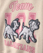 Toddler Girl 2-Piece Disney&copy; 101 Dalmatians Top & Pant Set - Cream, image 3 of 5 slides