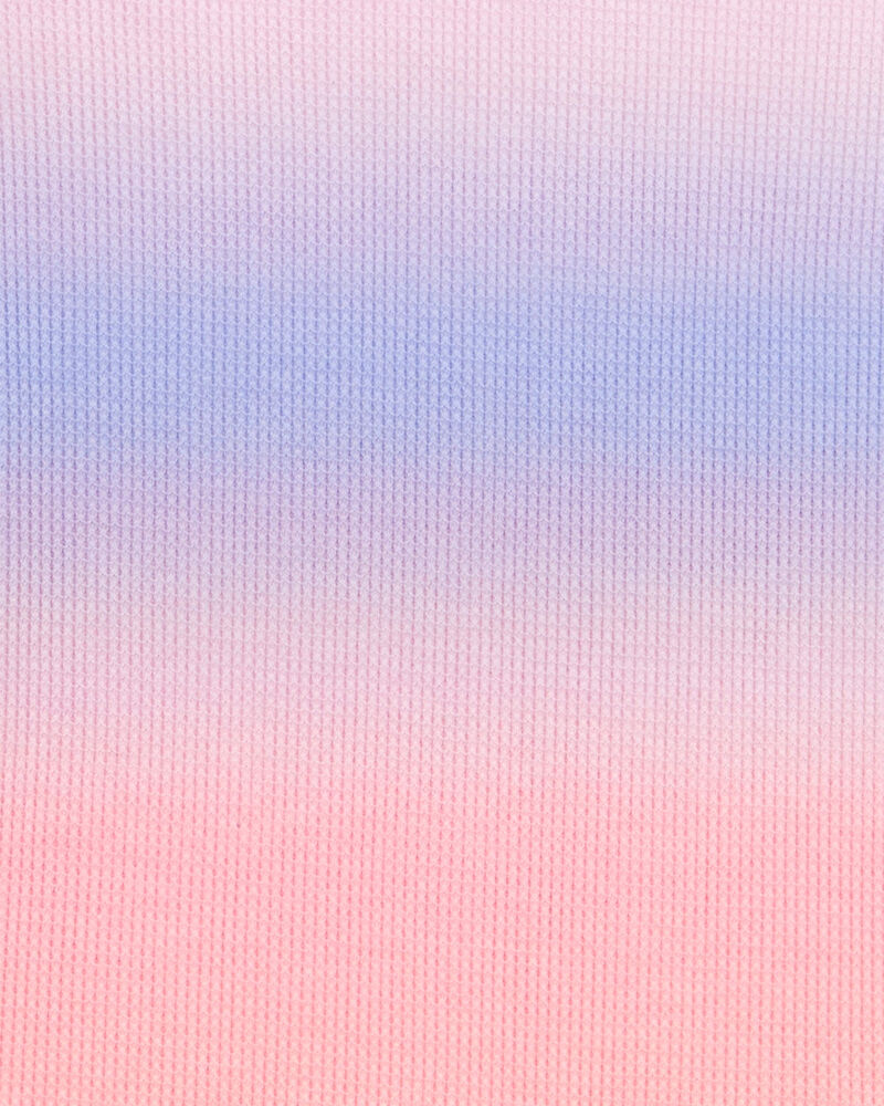 Kid Ribbed Ombre Long-Sleeve Top - Purple/Pink, image 3 of 4 slides