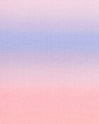 Kid Ribbed Ombre Long-Sleeve Top - Purple/Pink, image 3 of 4 slides